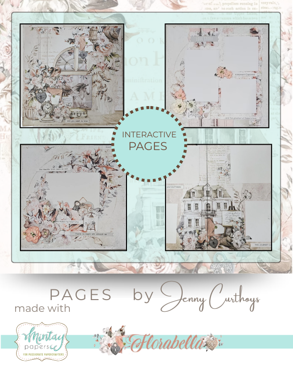 Mintay - Florabella  - Interactive page kit