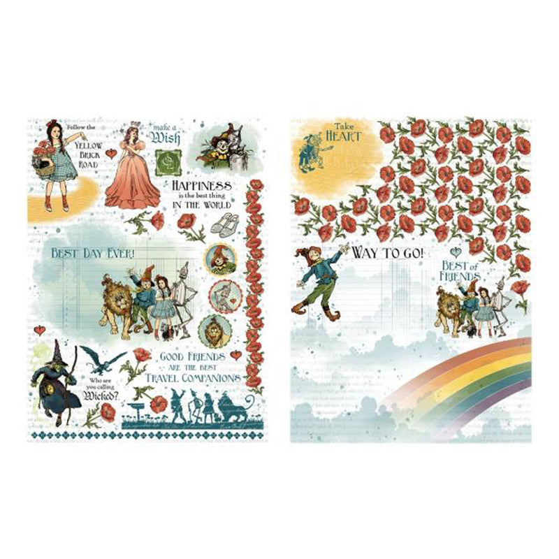 Graphic 45 -   Wonder of Oz rub on Transfer Set