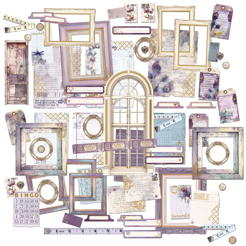 49 And Market Ephemera  and Frames Plume and Petal