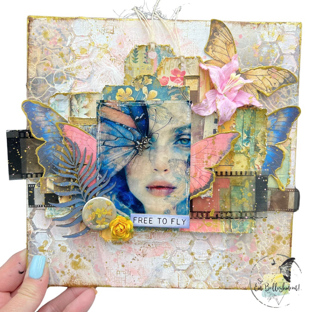 EMMA ZAPPONE'S ONCE UPON A SPRINGTIME CLASS KIT - CANVAS - FREE TO FLY