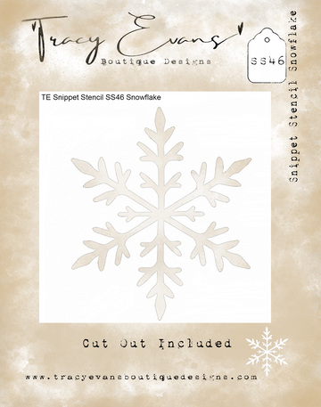 TE Snippet Stencil SS46 Snowflake