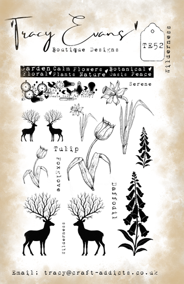 Tracy Evans - Wilderness A5 stamp