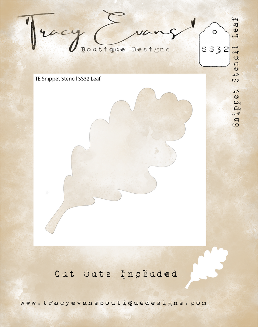 Tracy Evans -Leaf Stencil  Snippets