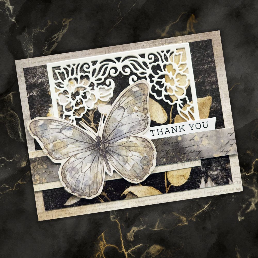 Paper Rose Ink & Ivory 6x6 Paper Collection