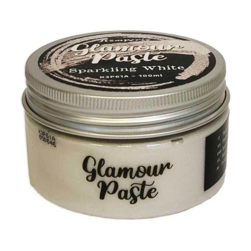 Stamperia Glamour Paste – Sparkling White