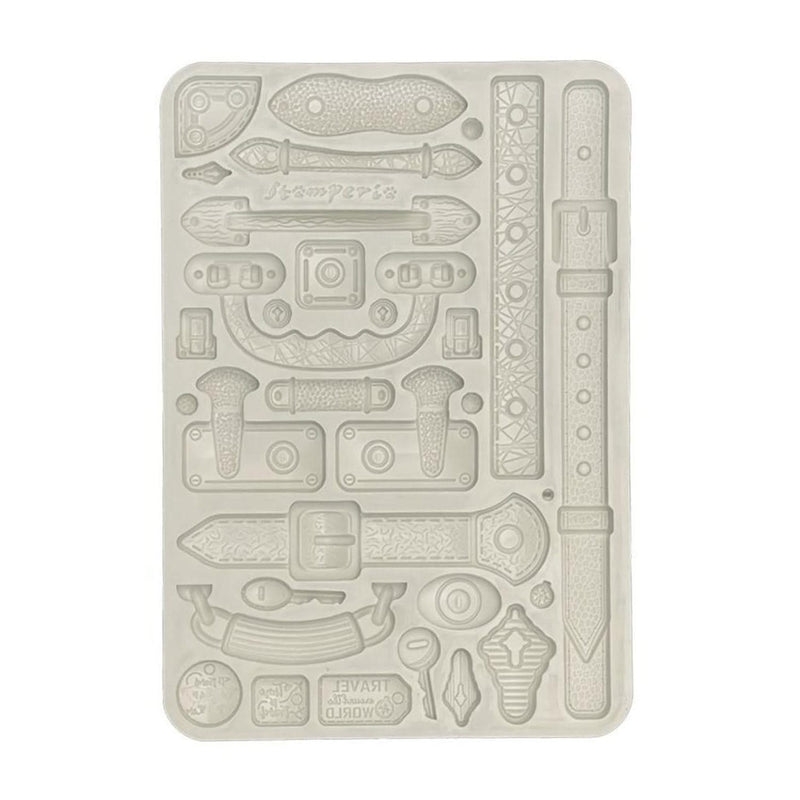 STAMPERIA - Silicone Mould  -Art of Travelling - Belts And Handles