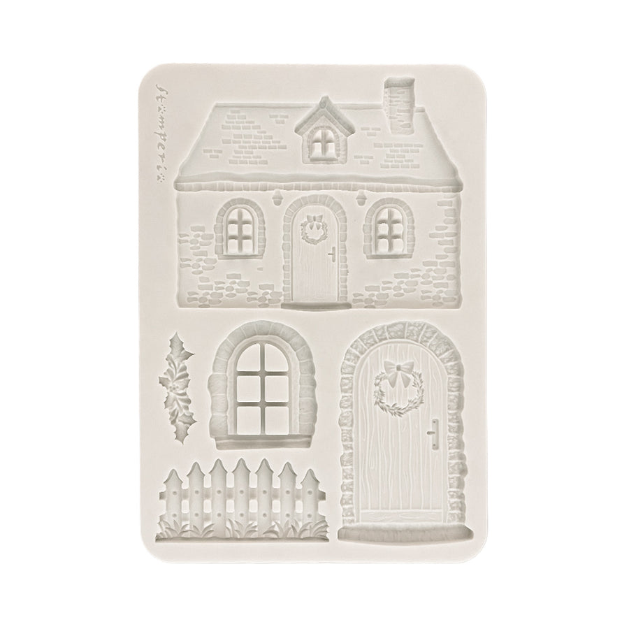 Stamperia A5 Silicone Mould - Christmas House