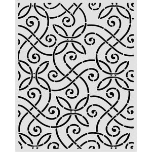 Stamperia Stencil – Interlocking Scrollwork – KSTD224