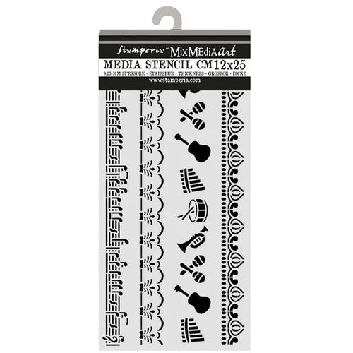 Stamperia- Stencil  - Symphony