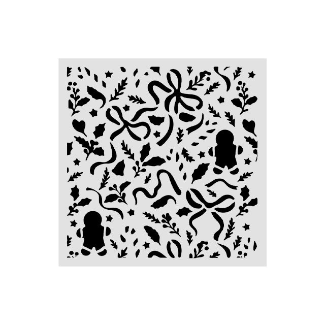 Stamperia Silent Night Stencil 12cm x 12 cm