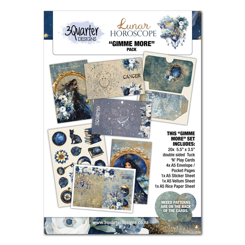 3 Quarter Designs  - Luna Horoscope "Gimme More" Pack