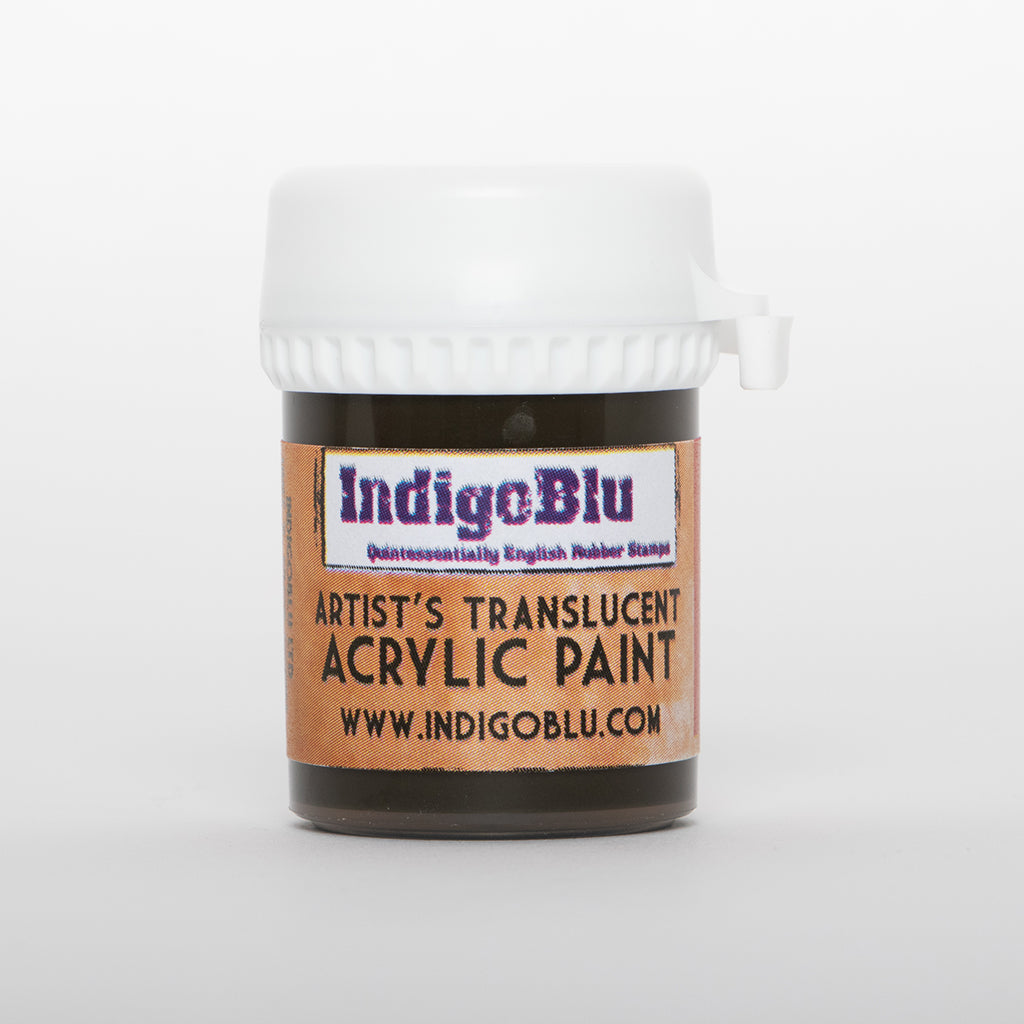 Indigo Blu Artists - Translucent Acrylic Paint - Leather Corset