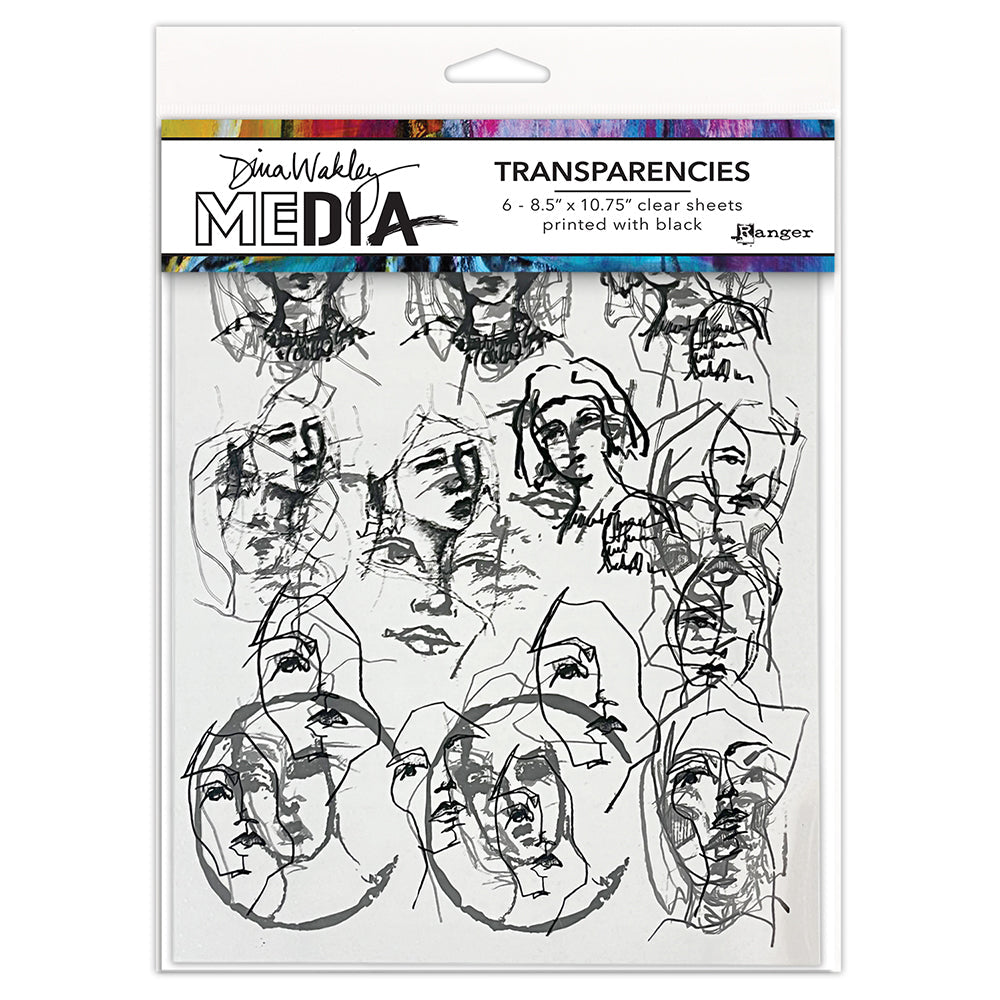 Dina Wakley Transparencies Tinies Set 1