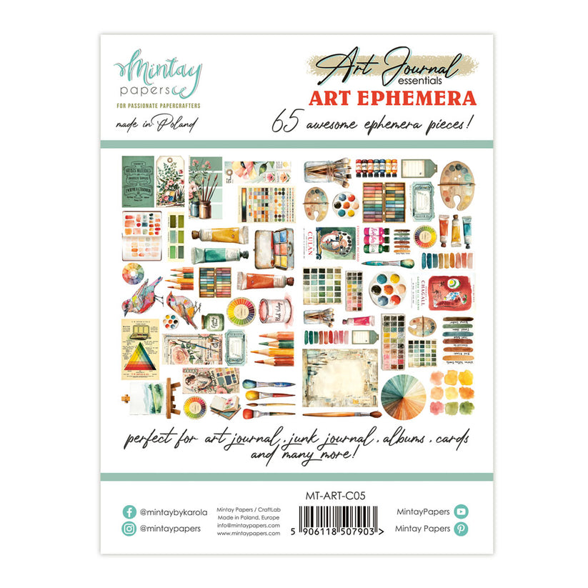 Mintay   -  Art Journal Esssentials  - Art Ephemera