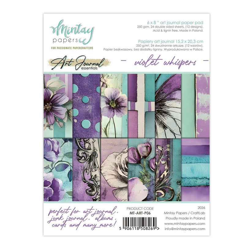 Violet Whispers Paper Pad