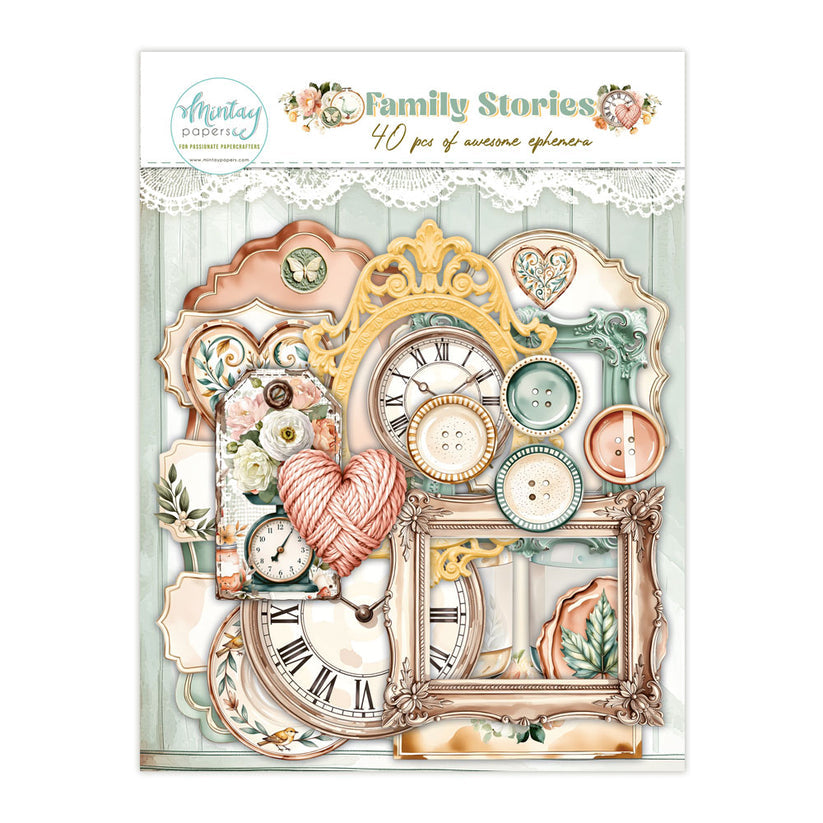Mintay- Ephemera Pieces   - Family Strories