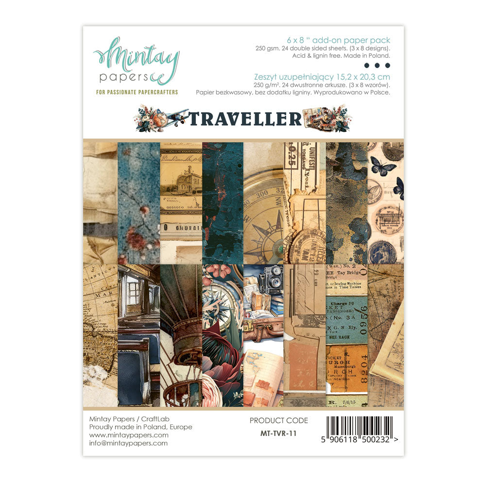 Mintay  Papers Traveller - 6 x 8 paper pad