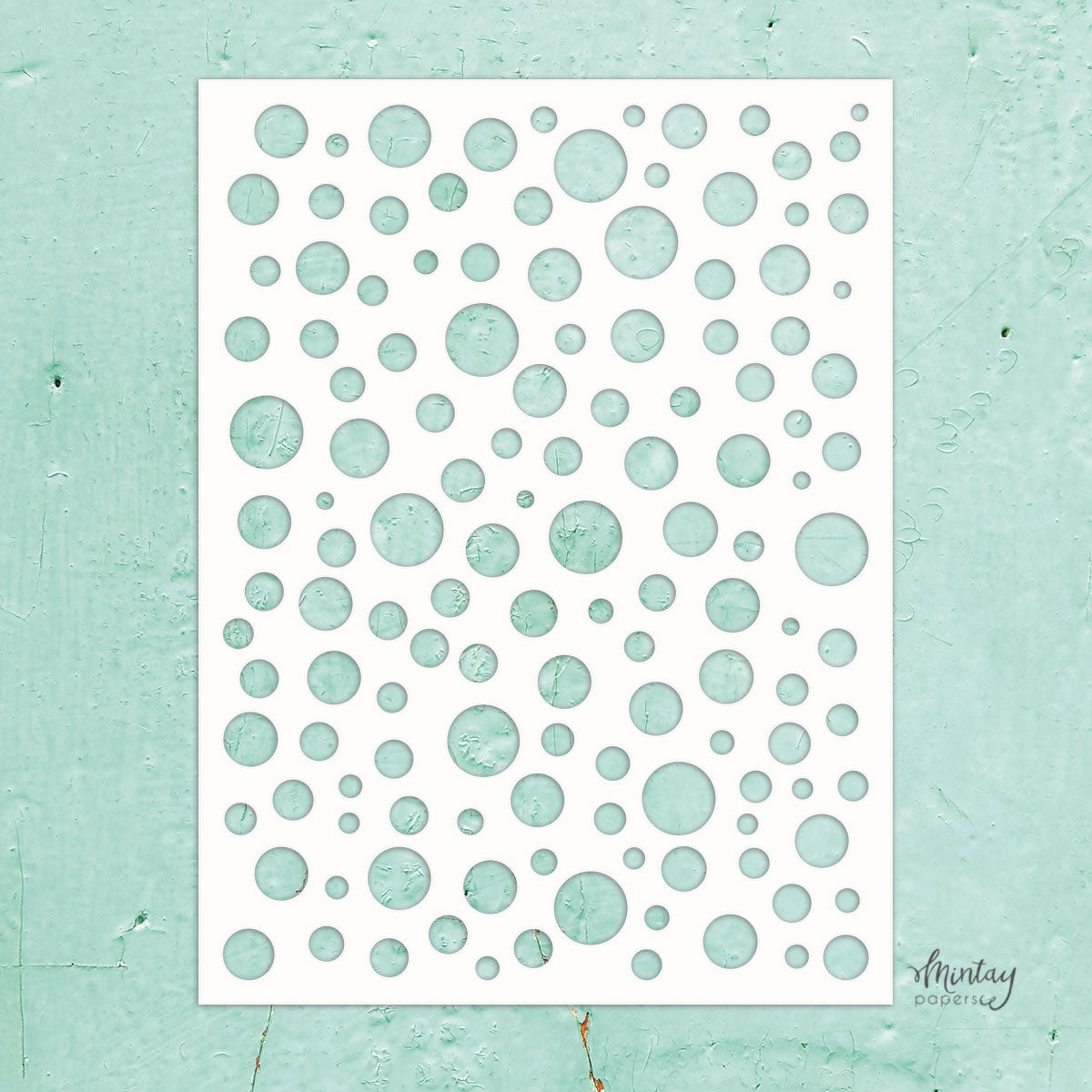 Mintay Stencil Bubbles