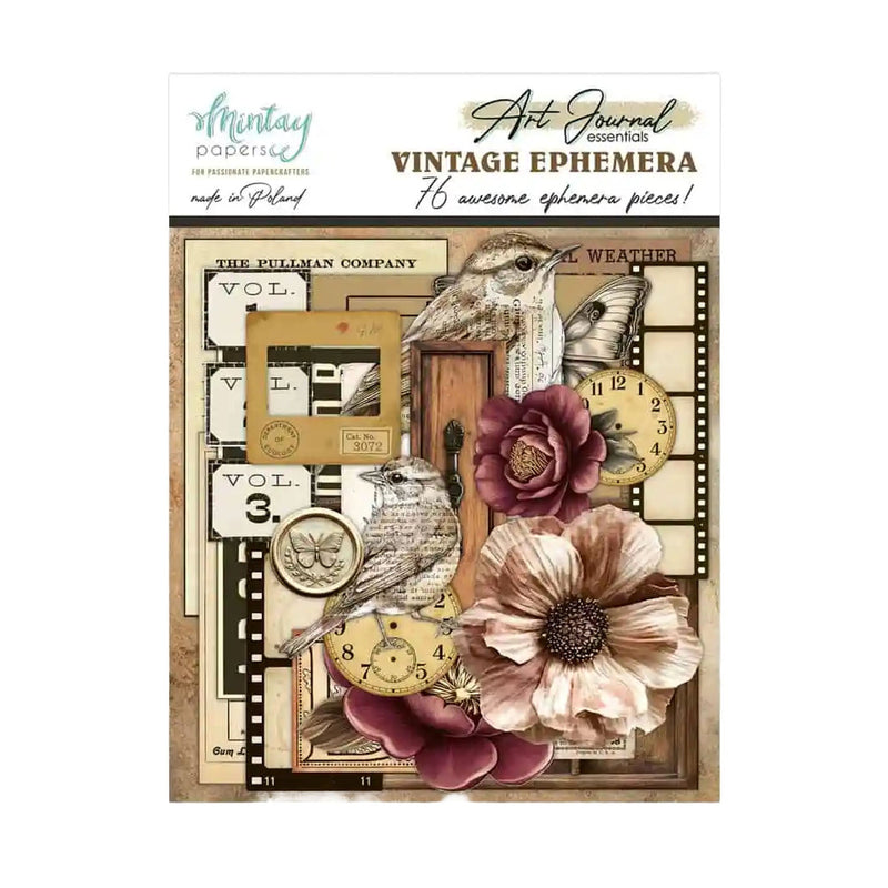 Mintay - Art Journal - Vintage Epehmera