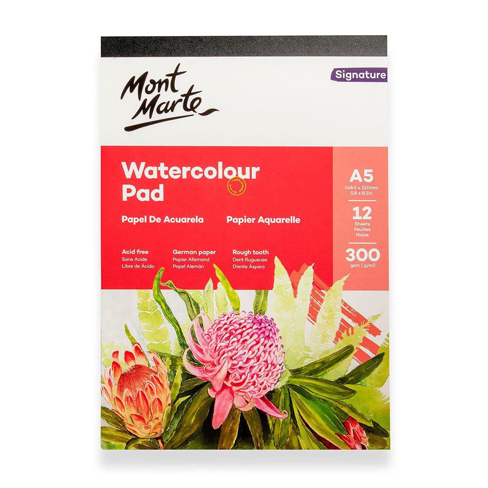 Monte Mart watercolor paper pad A5