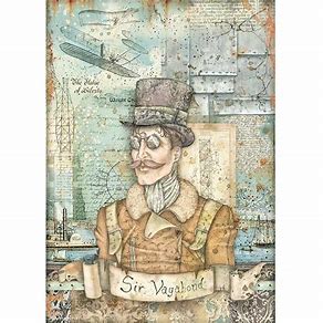 Stamperia Ricepaper - Sir Vagabond Aviator