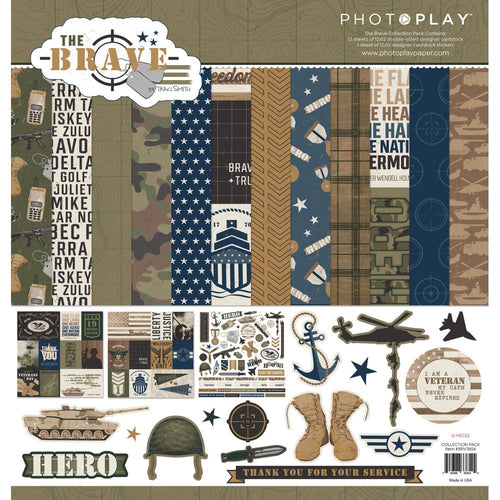Photoplay 12X12 Paper Collection - The Brave