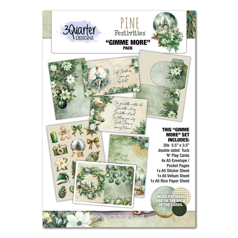 3Quarter Designs – Pine Festivities "Gimme More" Pack
