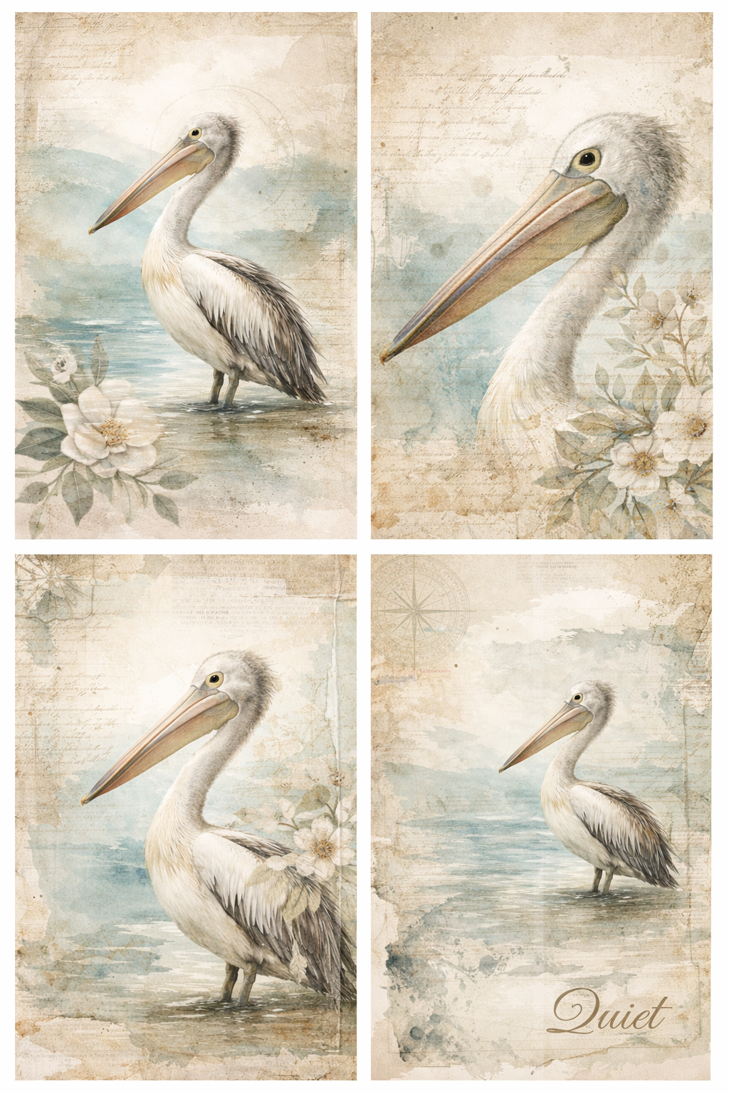 Hillbilly Collage Papers Pelican Collage Papers