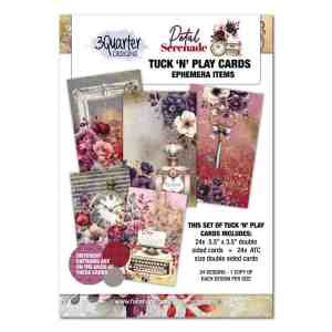 3Quarter Designs - Tuck n Play Cards - Petal Serenade