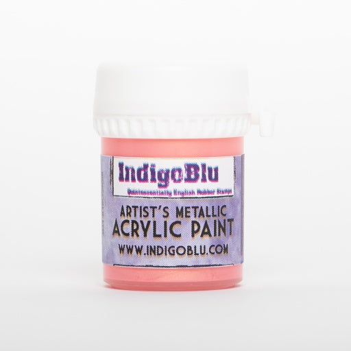 IndigoBlu   Artists - Metallic   Acrylic Paint  Pink Gin