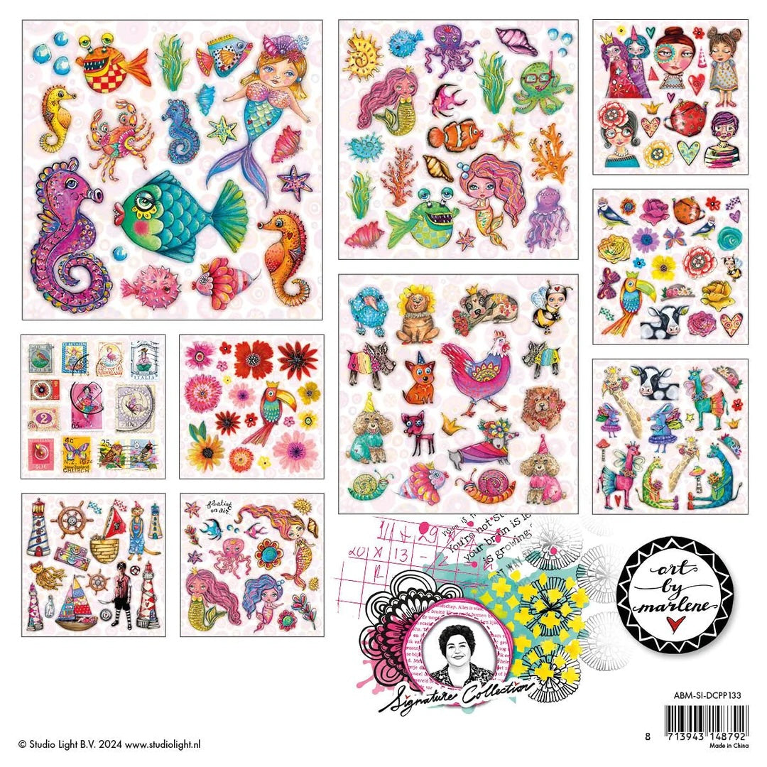 Art By Marlene  Paper Elements  Edition 2  Signature Collection ABM-SI-DCPP133