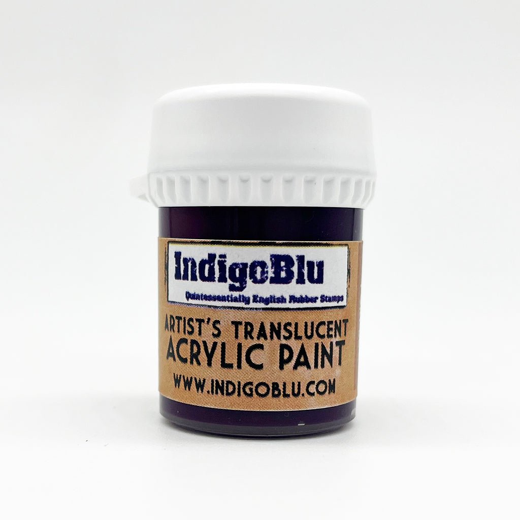 Indigo Blu Artists - Translucent Acrylic Paint - Roman Purple