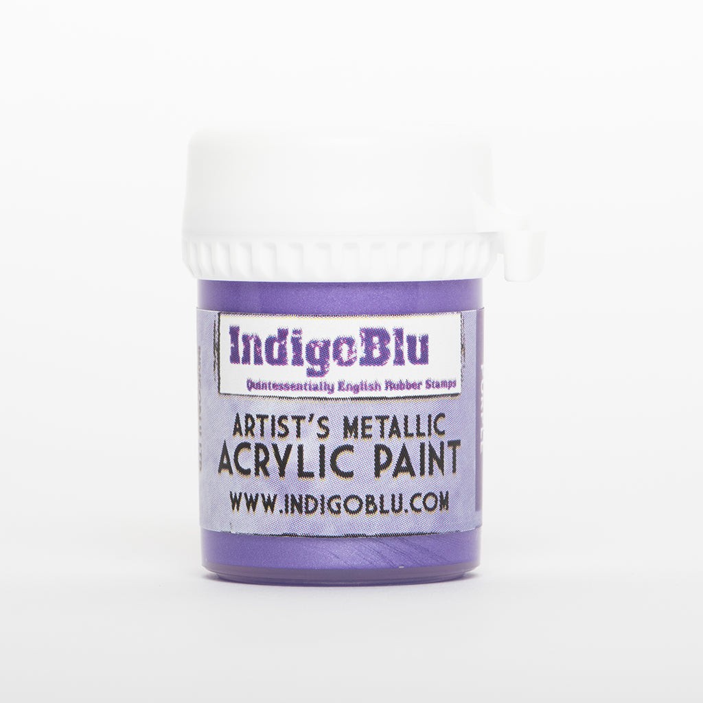 IndigoBlu   Artists - Metallic   Acrylic Paint  Royal Purple