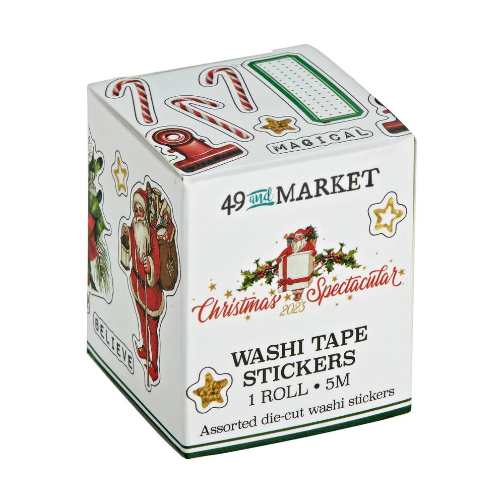 49 and Market Vintage Artistry Christmas Spectacular - Washi tape Stickers