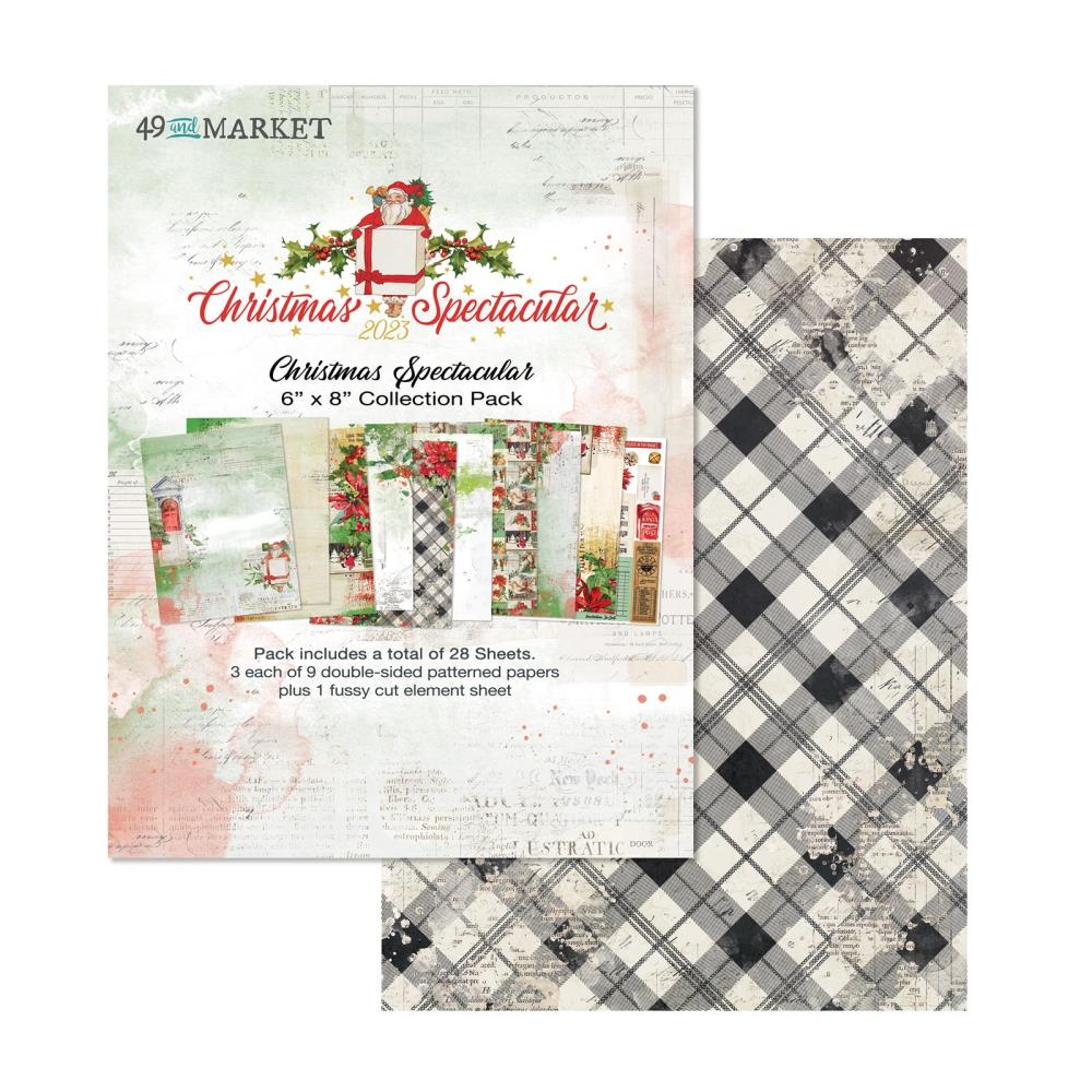 49 and Market Vintage Artistry Christmas Spectacular - 6 x 8 Collection Pack