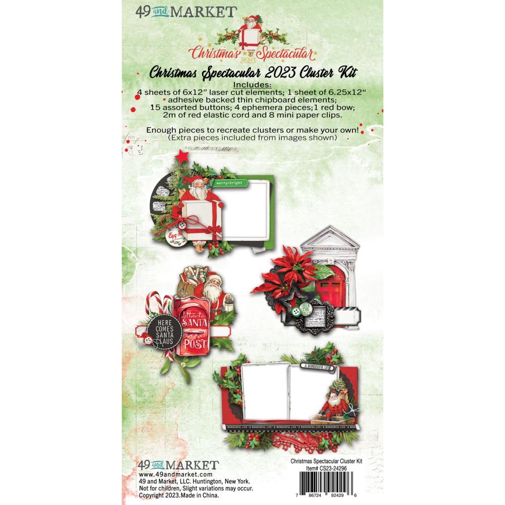 49 and Market vintage ArtistryChristmas Spectacular  Collection Cluster Kit