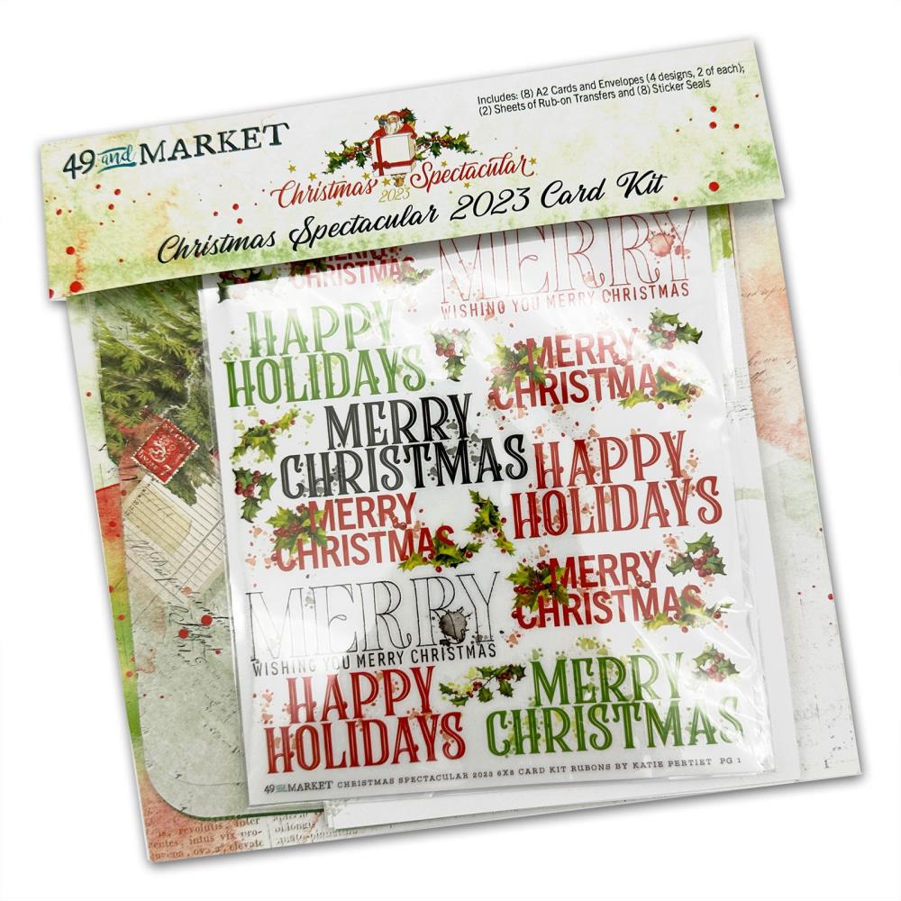 49 and Market - Christmas Spectacular Collection  Card Kit