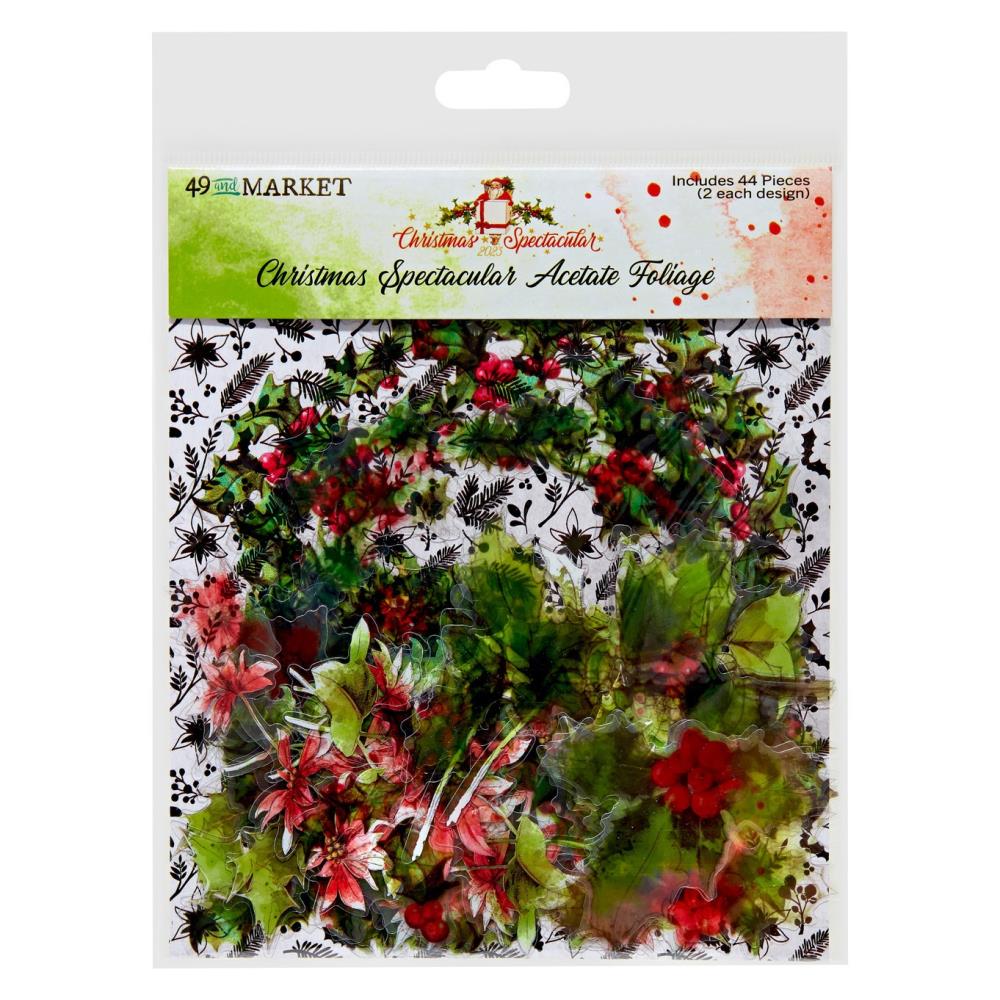 49 and Market Vintage Artistry Christmas Spectacular -Acetate Foliage