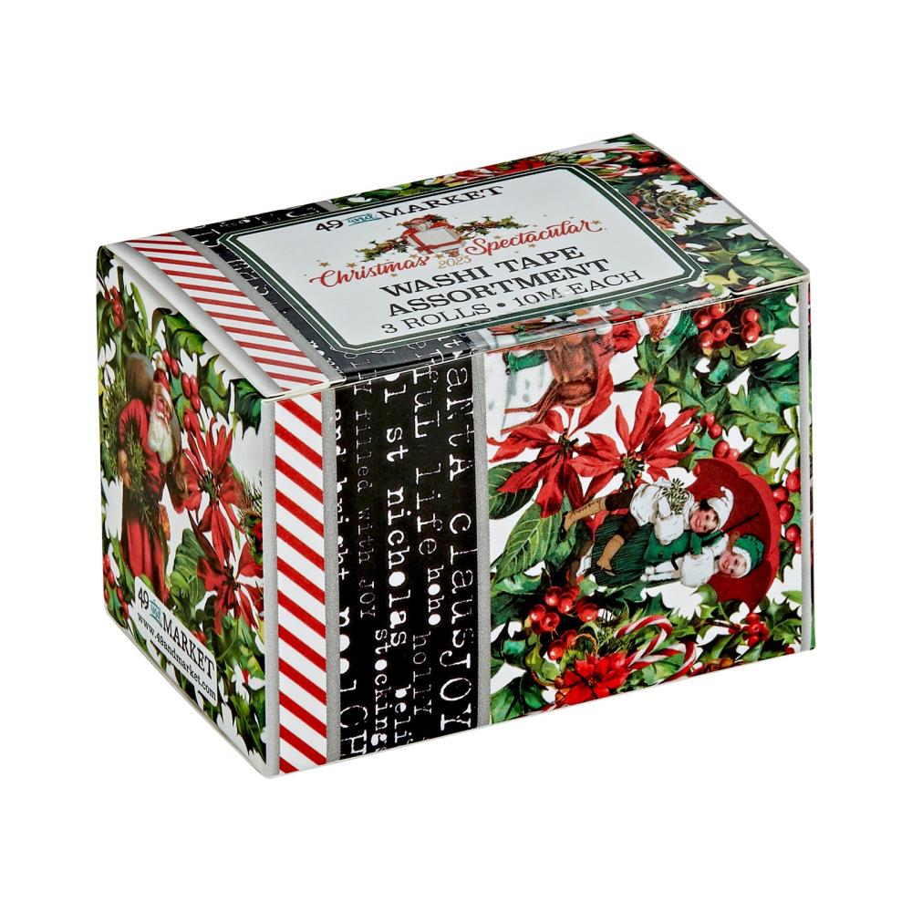 49 and Market Vintage Artistry Christmas Spectacular -Assortment  Washi tape
