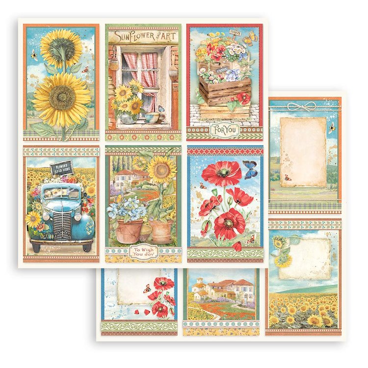 Stamperia  12 x 12 Card Fronts -