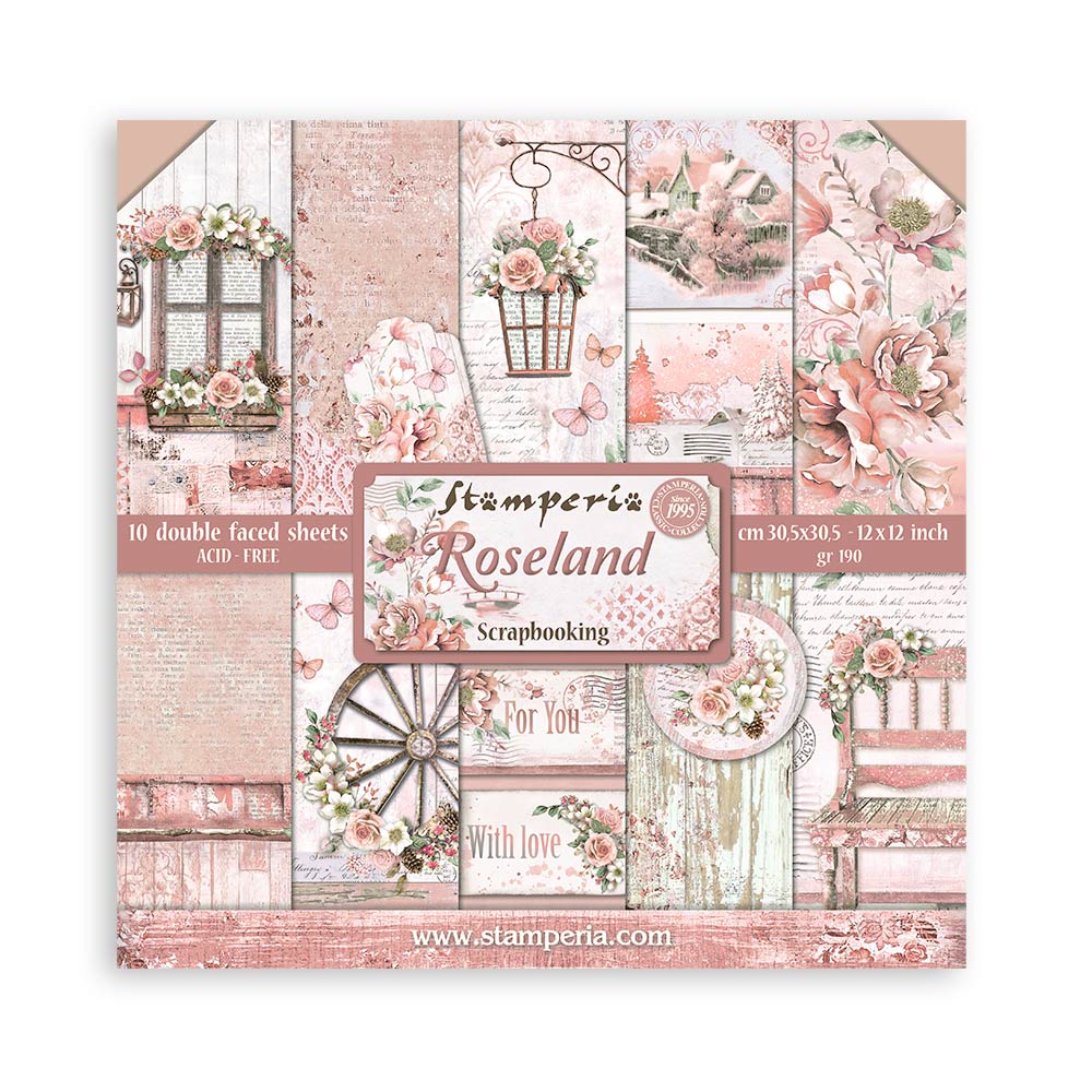 Stamperia - Rose Land 12 x 12 paper Collection