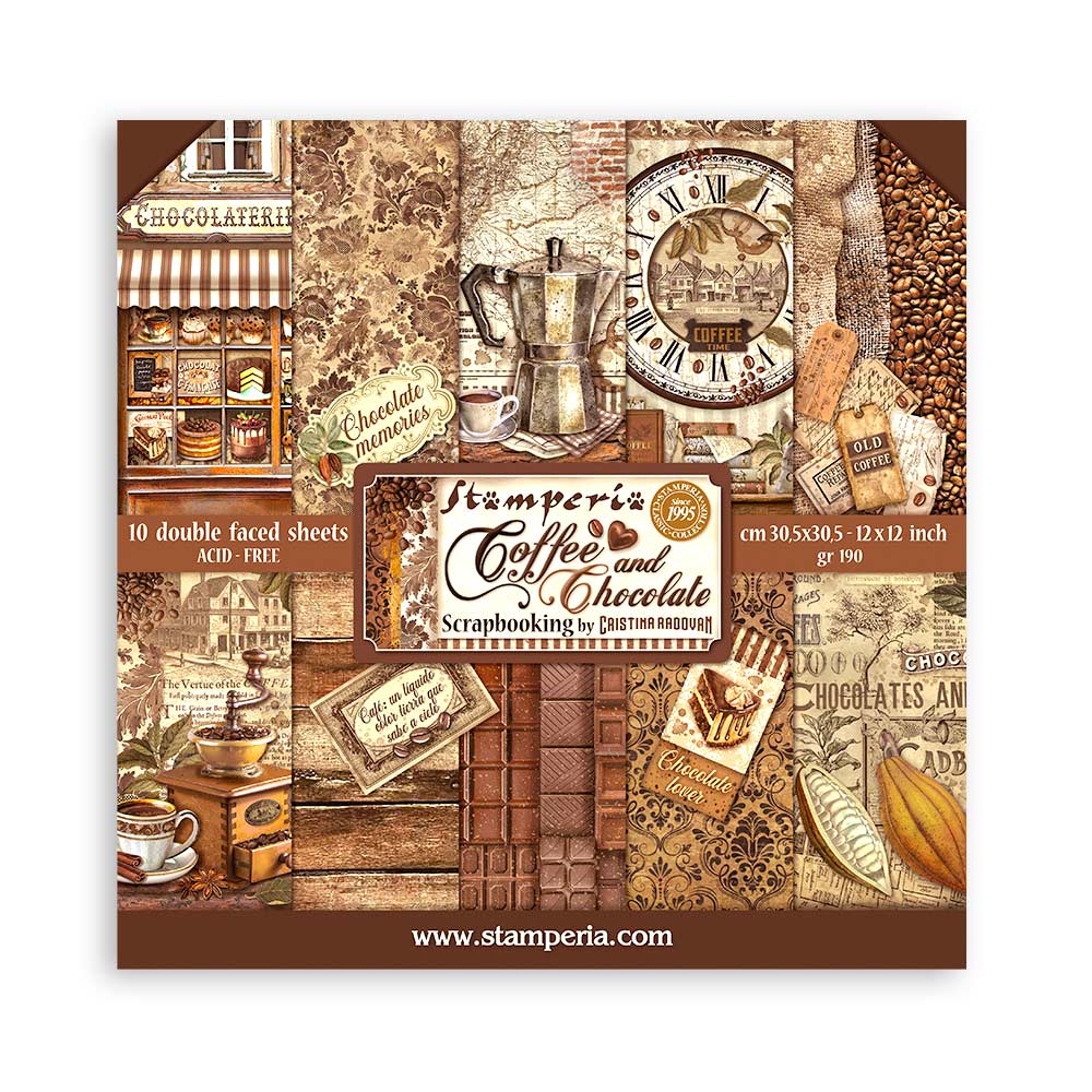 Stamperia -  Coffee and Chocolate    12 x 12 collection