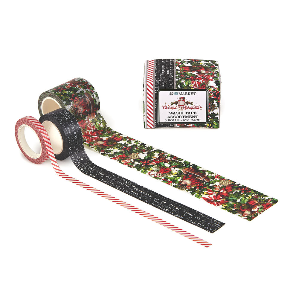 49 and Market Vintage Artistry Christmas Spectacular -Assortment  Washi tape
