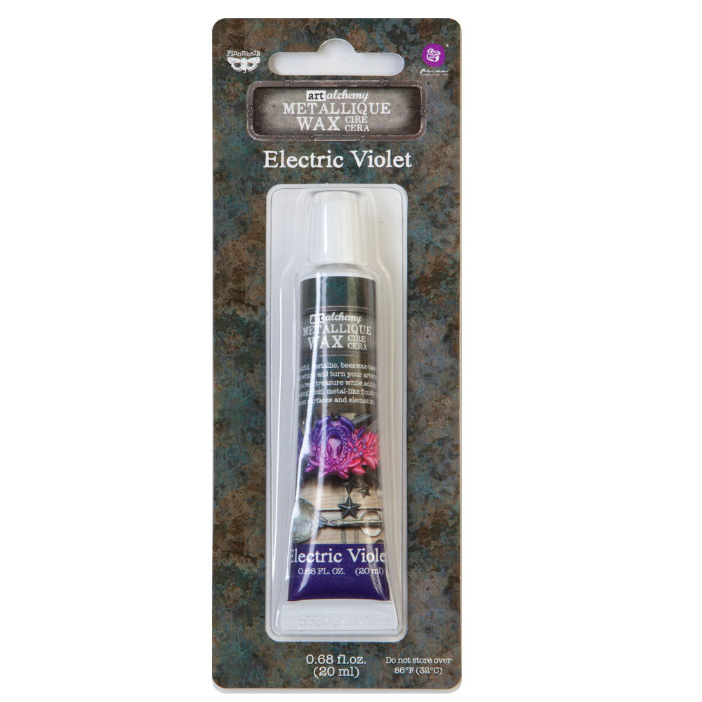 Art Alchemy-Metallique Wax – Electric Violet 68oz (20ml)