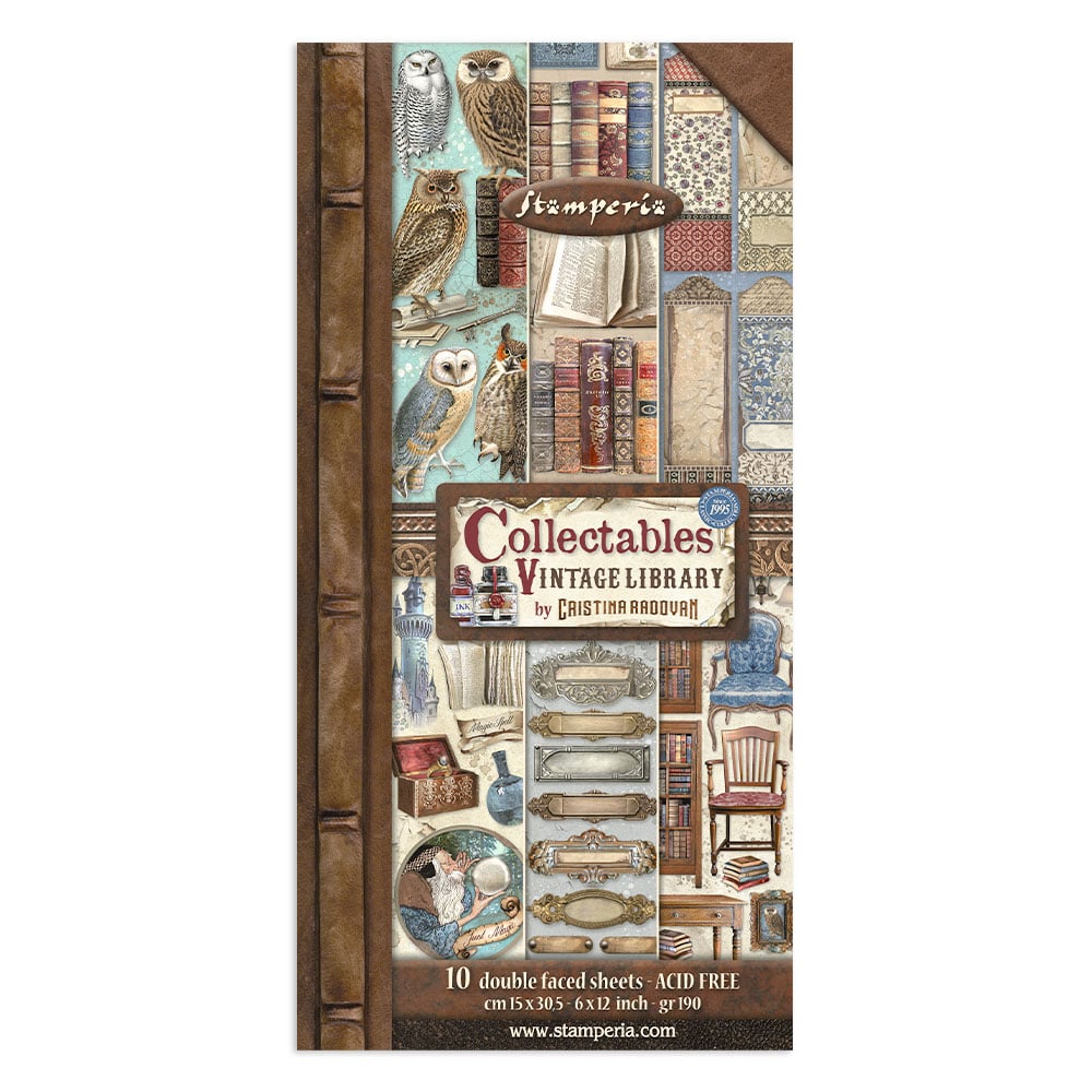 Stamperia Collectables - Vintage Library