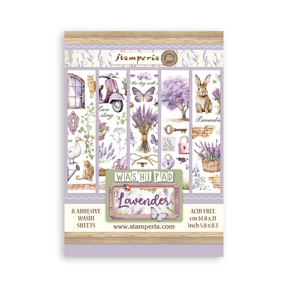 Stamperia Washi Pad - Lavender