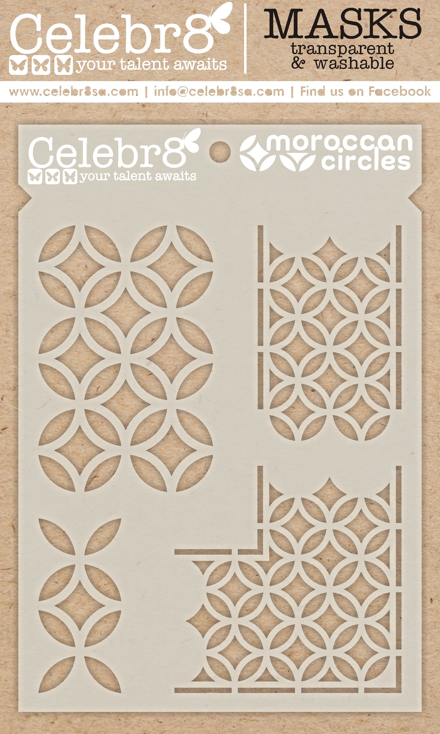 Celebr8  Stencils Moroccan Circle