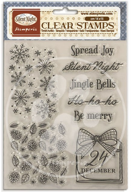 Stamperia Silent Night Clear Stamps 14x18cm
