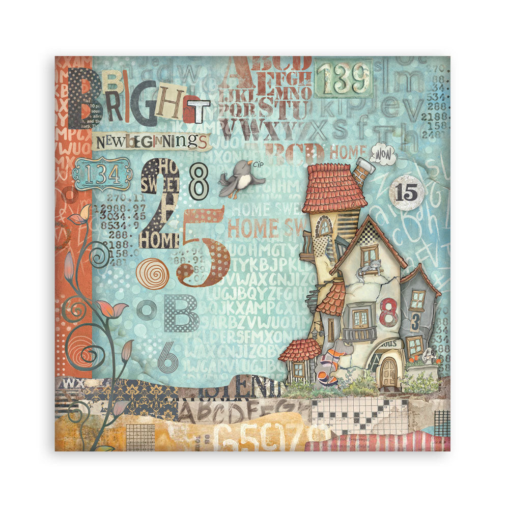 Stamperia Single-Sided Paper Pad 12" x 12" 22/pkg - Furry Friends