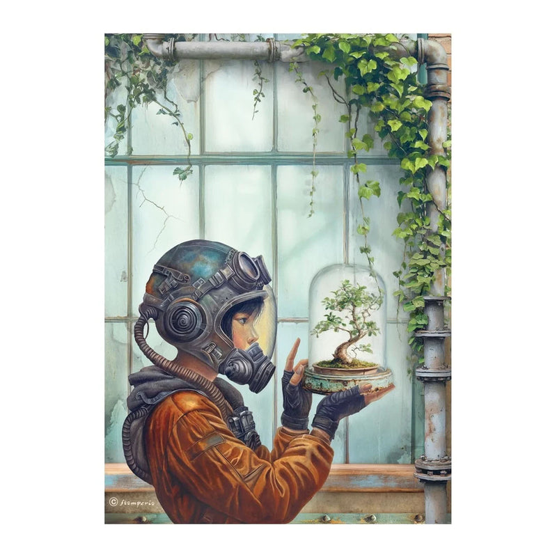 Stamperia - A New Beginings - Rice Paper Terrarium